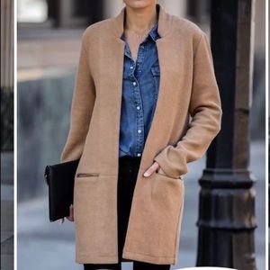 Flawless Camel Cardigan Sweater Coat